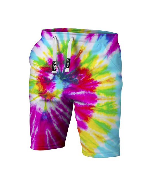 shorty dla dziewczynki Krótkie Spodenki Girl DR.CROW Tie Die Colorful