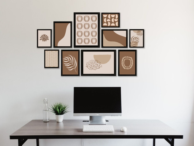 grafiki i ilustracje ZESTAW PLAKATÓW beżowe boho galeria