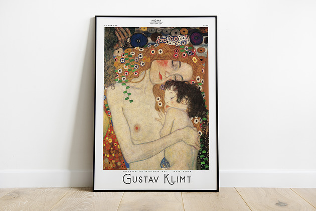 Gustav Klimt - plakat wystawowy Pas De LArt