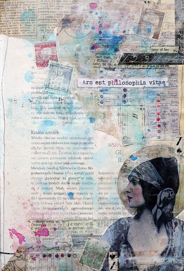 grafiki i ilustracje Oryginalny collage