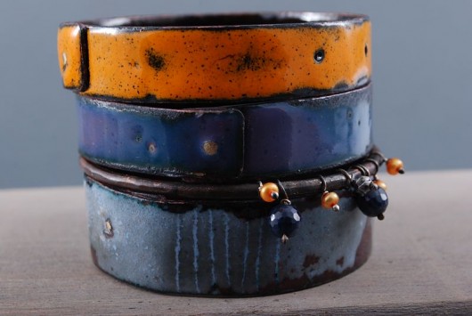 GRAPE & ORANGE - emaliowane bransolety  Dorota Oyrzanowska