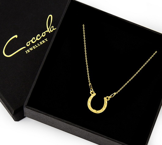 Naszyjnik z podkową - srebro 925 pozłacane Coccola JEWELLERY