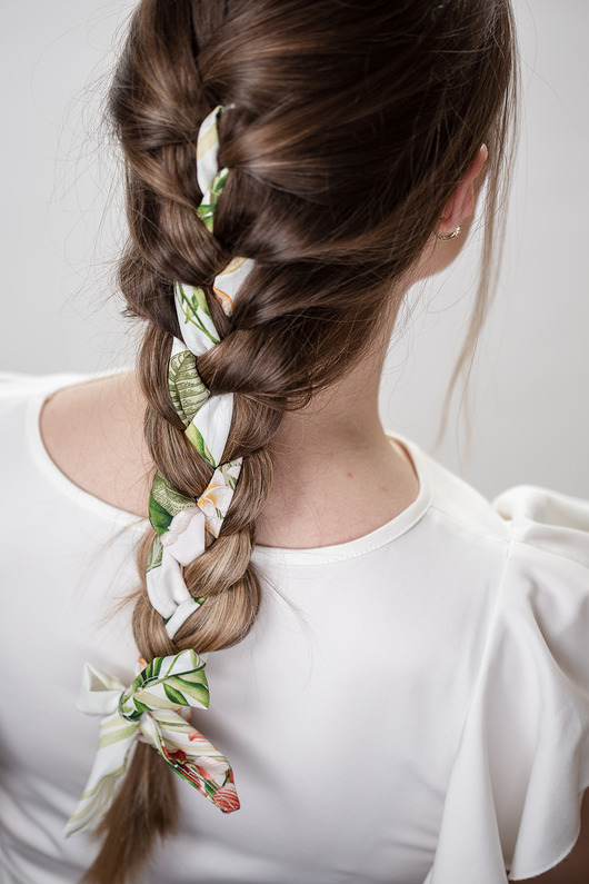 do włosów różne Szarfa do włosów satyna