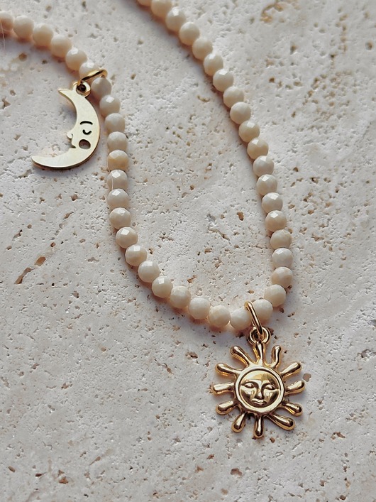 chokery Naszyjnik Creamy night&day