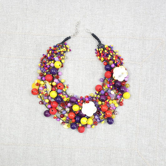 kolie 7013 Kolorowy naszyjnik boho