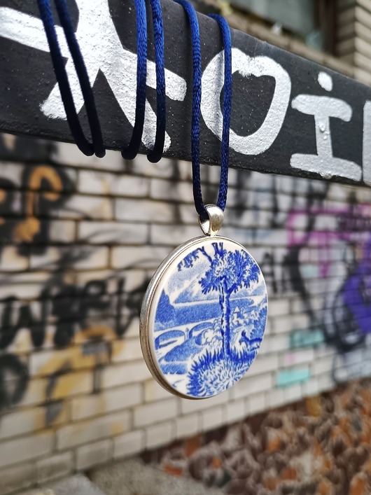 wisiory Naszyjnik z pejzażem