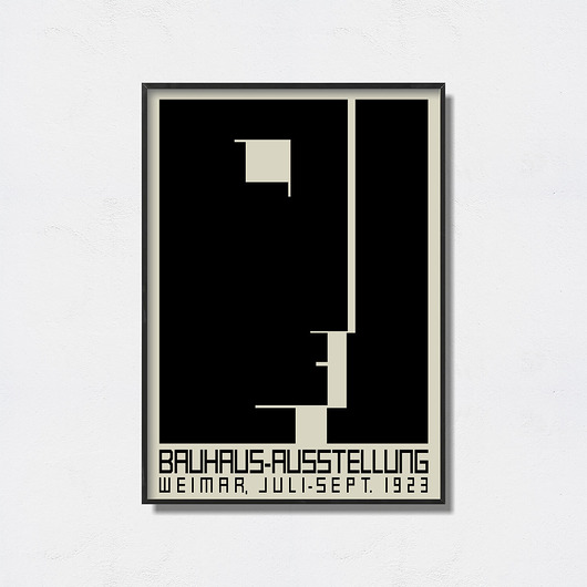 plakaty Bauhaus Art Exhibition Poster