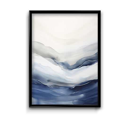 plakaty Plakat Abstrakcyjne Fale No.2