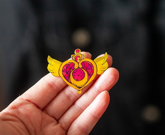 przypinki Przypinka Sailor Moon medalion transformacji