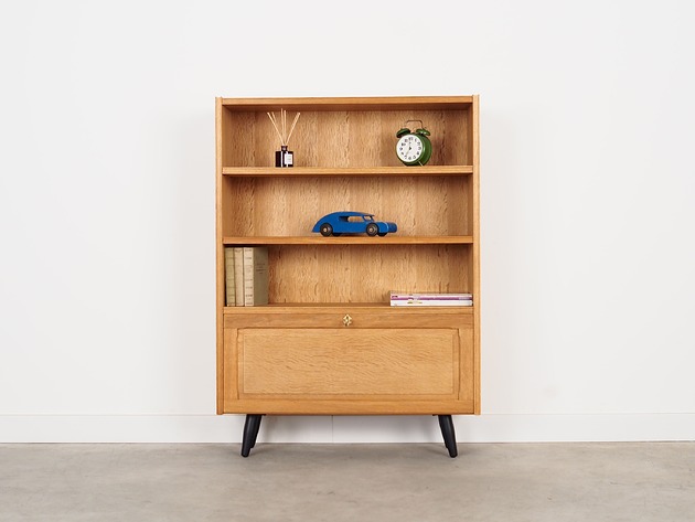 regały i półki Regał dębowy, duński design, lata 70, produkcja: Dania