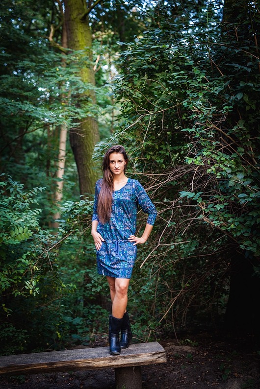 Sukienka Tribal Blue / Tribal Blue Dress afriq password