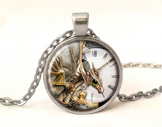 Medalion Steampunkowy Ptak EGGinEGG