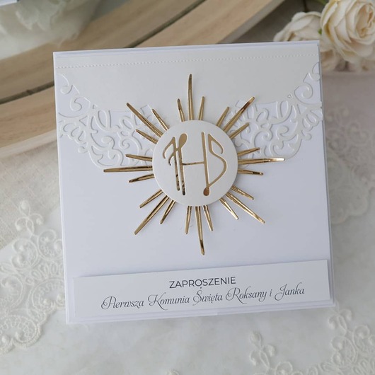 zaproszenia na komunię Zaproszenie komunijne dla chłopca i dziewczynki