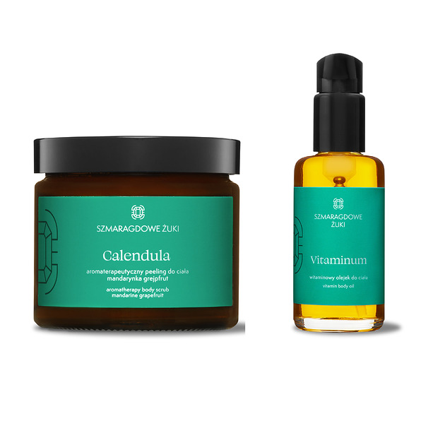 peelingi do ciała Zestaw do pielęgnacji ciała (peeling cukrowy + serum witaminowe)