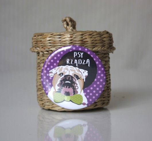Przypinka Buldog angielski Blue Bear