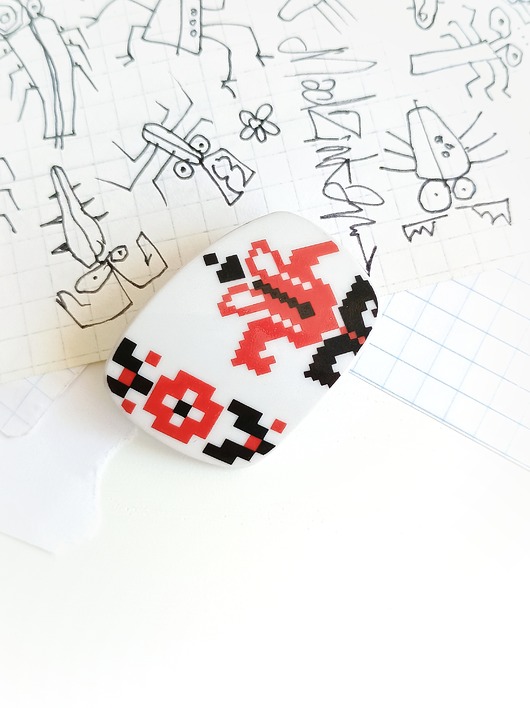 broszki Broszka w ukraińskie wzory