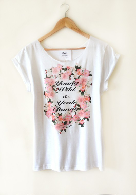 T - shirt z kwiecistym printem od Yeah Bunny L deleted_12136308