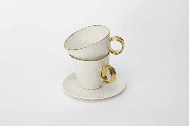 filiżanki Baletnica - porcelanowa filiżanka 220 ml z talerzykiem