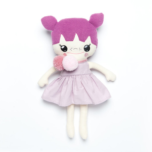 lalki Poofy Cat Dollis - Laleczka z pomponami