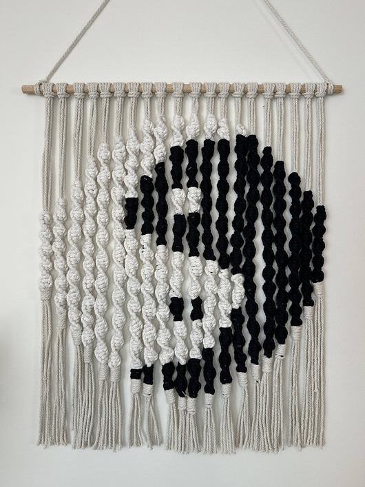 makramy Makrama Yin and Yang