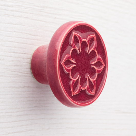 gałki do mebli Gałka do mebli wiśniowa wz.2