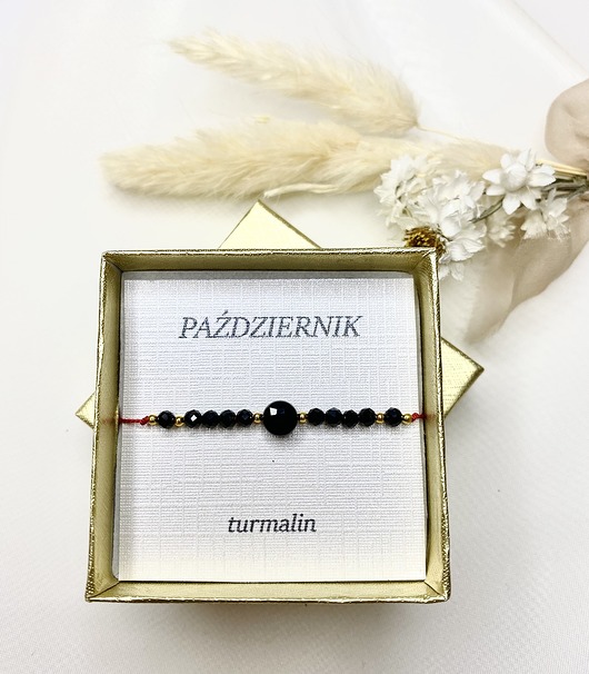 bransoletki z kamieni naturalnych Bransoletka urodzinowa Październik