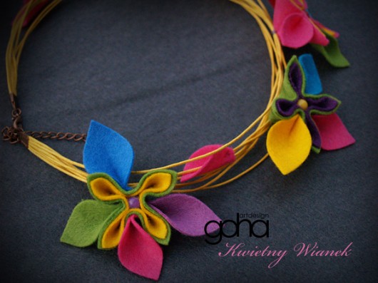 Kwietny Wianek FlowerFelt Design