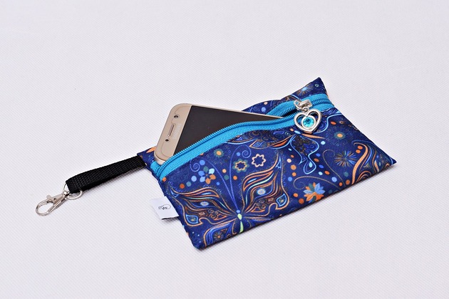Etui na telefon na klucze wodoodporne motyle Uszyciuch