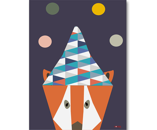 Plakat dziecięcy Fox Humpty Dumpty Room Decoration