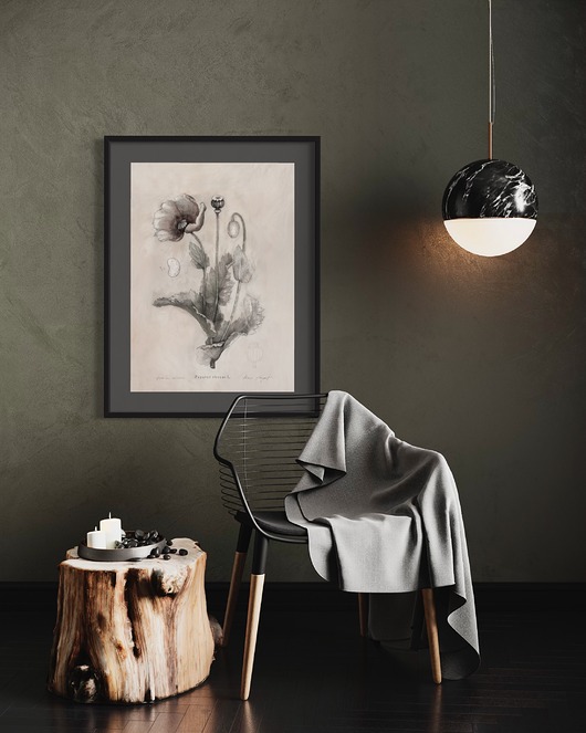 plakaty Mak  print  50x70 cm