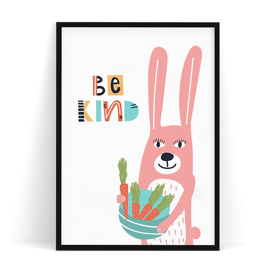Plakat dziecięcy Be Kind trochę na ścianę