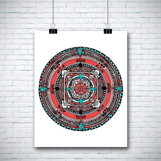 Mandala 40x50cm Malgorzata Domanska