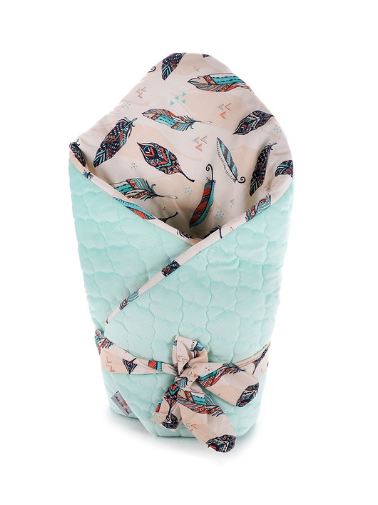 Rożek Becik Niemowlęcy - Indiańskie P. Mint Baby Love Decor
