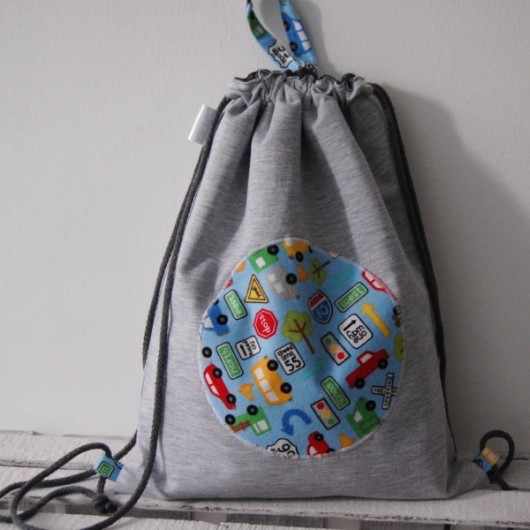 Dresbag- wodoodporny worko-plecak- Auta Znaki craftKASIA
