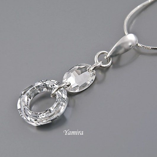 kryształ Swarovski Cosmic Ring CAL elegance - wisior yamira