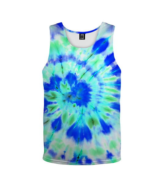 t-shirty dla chłopców Bokserka Top Boy DR.CROW Tie Die Green