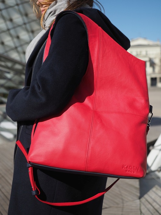 Asymetryczna torebka skórzana Frida kagenbags