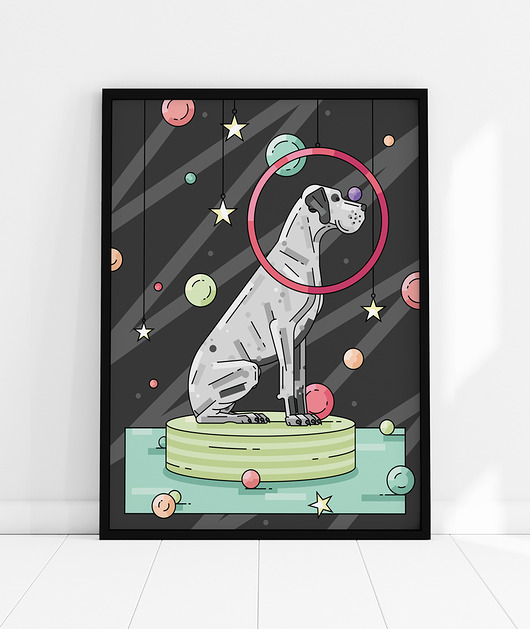 grafiki i ilustracje Dog I