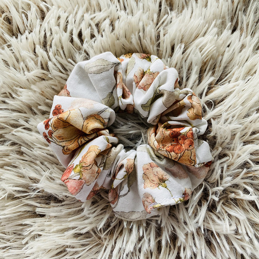 Gumka do włosów scrunchie bawełniana Vintage Nandi