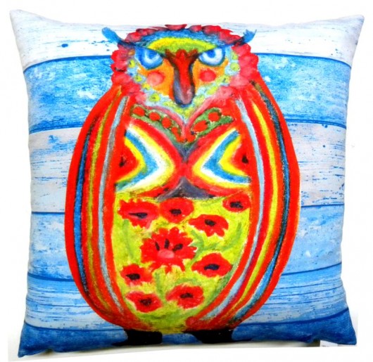 Poduszka,,sowa ludowa&quot; Gaul Designs