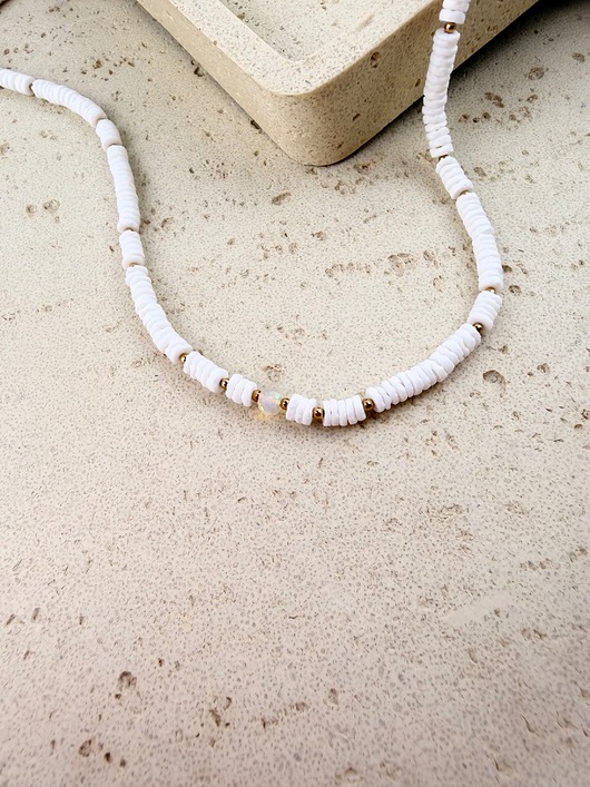 chokery Naszyjnik Summer Opal Etiopski