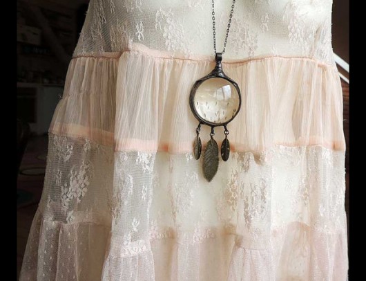 Nasiona dmuchawca w stylu boho. MARIAELA