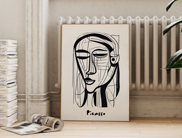 plakaty PLAKAT Pablo Picasso, ilustracja, grafika
