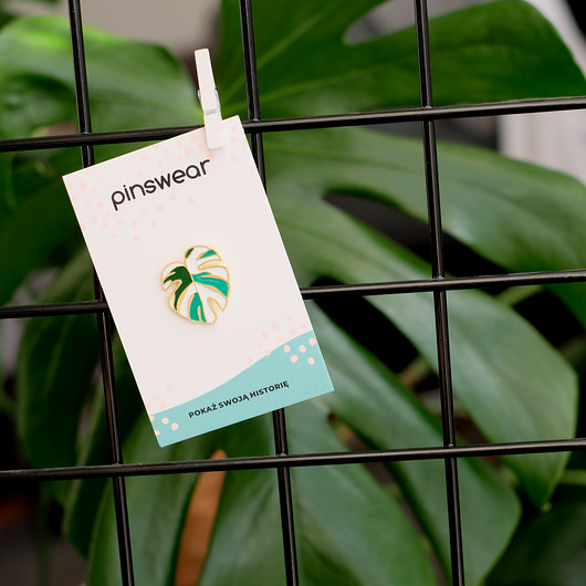 przypinki Pin monstera 'Variegata'