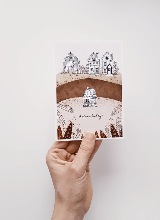 kartki okolicznościowe - wydruki ZESTAW KARTEK dzień dobry! (5 szt.)