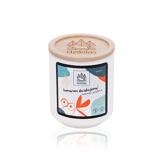 świece zapachowe Komarom dziękujemy! -M - średnia świeca rzepakowa