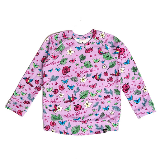 bluzy dla chłopców Bluza bez kaptura Costa Rica Lila