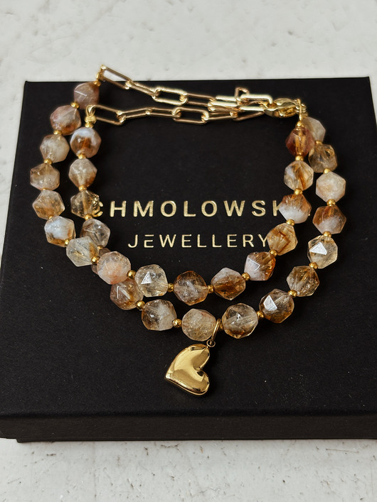 bransoletki z kamieni naturalnych Bransoletka Cytryn