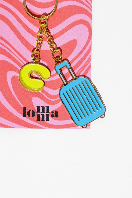 breloki Brelok Travelkey blue