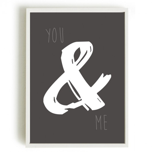 POSTER -  YOU & ME  - 50x70 cm KOKO by HOKO